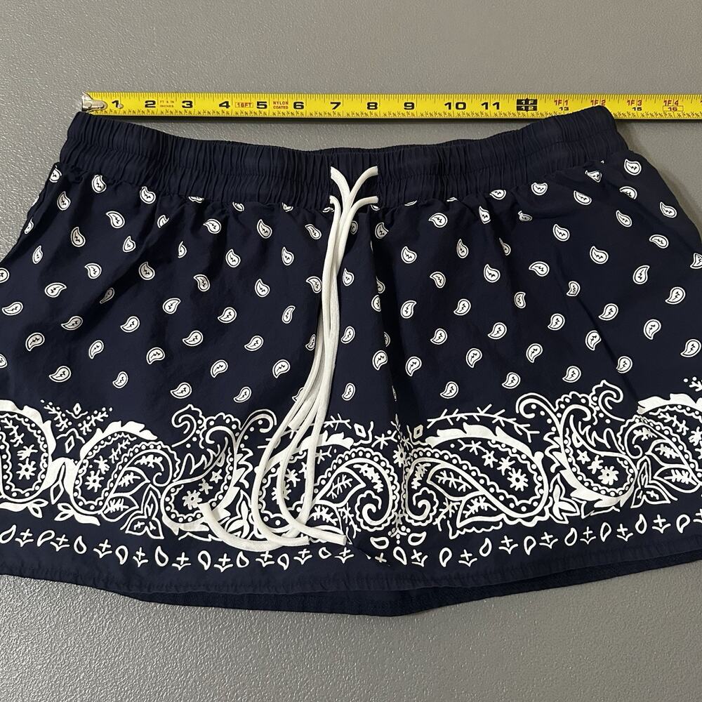 Edikted Navy Paisley Skirt. Womens See Measurements For Size